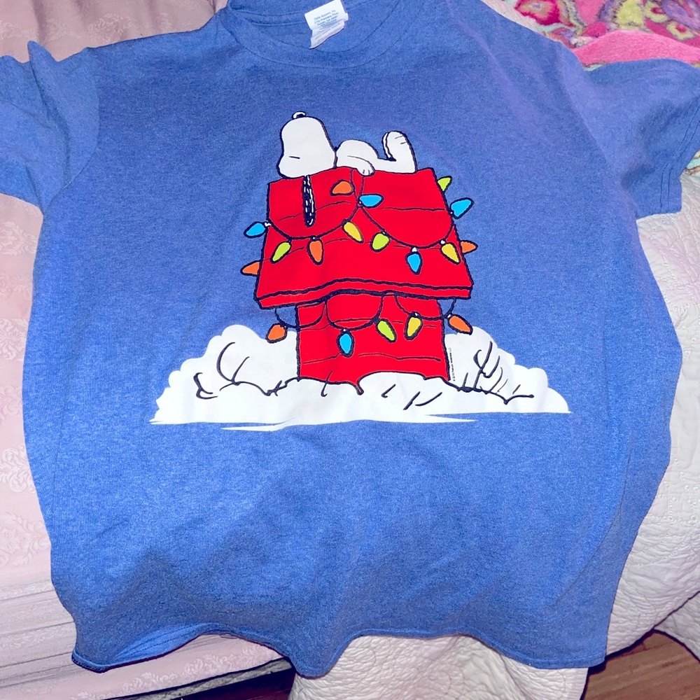 Men’s Holiday Snoopy Shirt